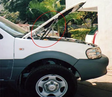 gas spring for automobile safari bonnet