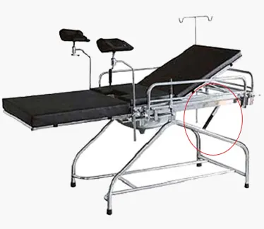 Lockable Gas Spring For Labour Tables
